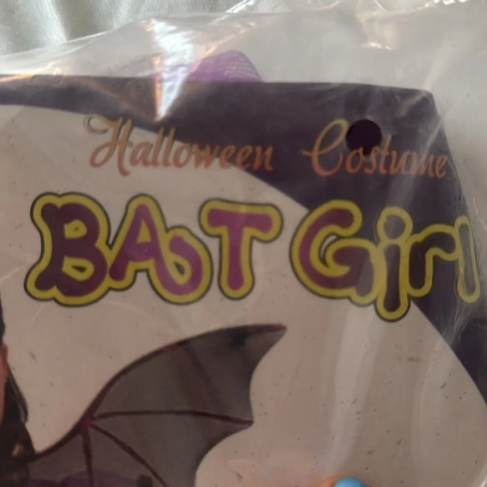NWT bat girl size 3-4 Halloween costume